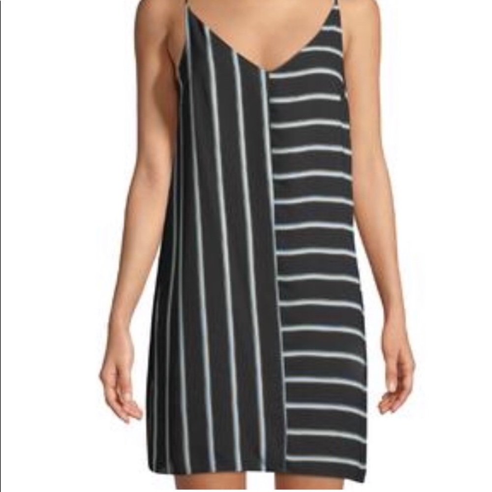 1. STATE Silk Spaghetti Strap Dress